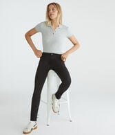 High-Rise Slim Twill Pants