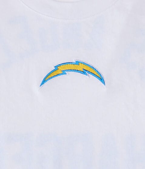 Los Angeles Chargers Mini Logo Relaxed Graphic Tee Los Angeles Chargers Mini Logo Relaxed Graphic Tee