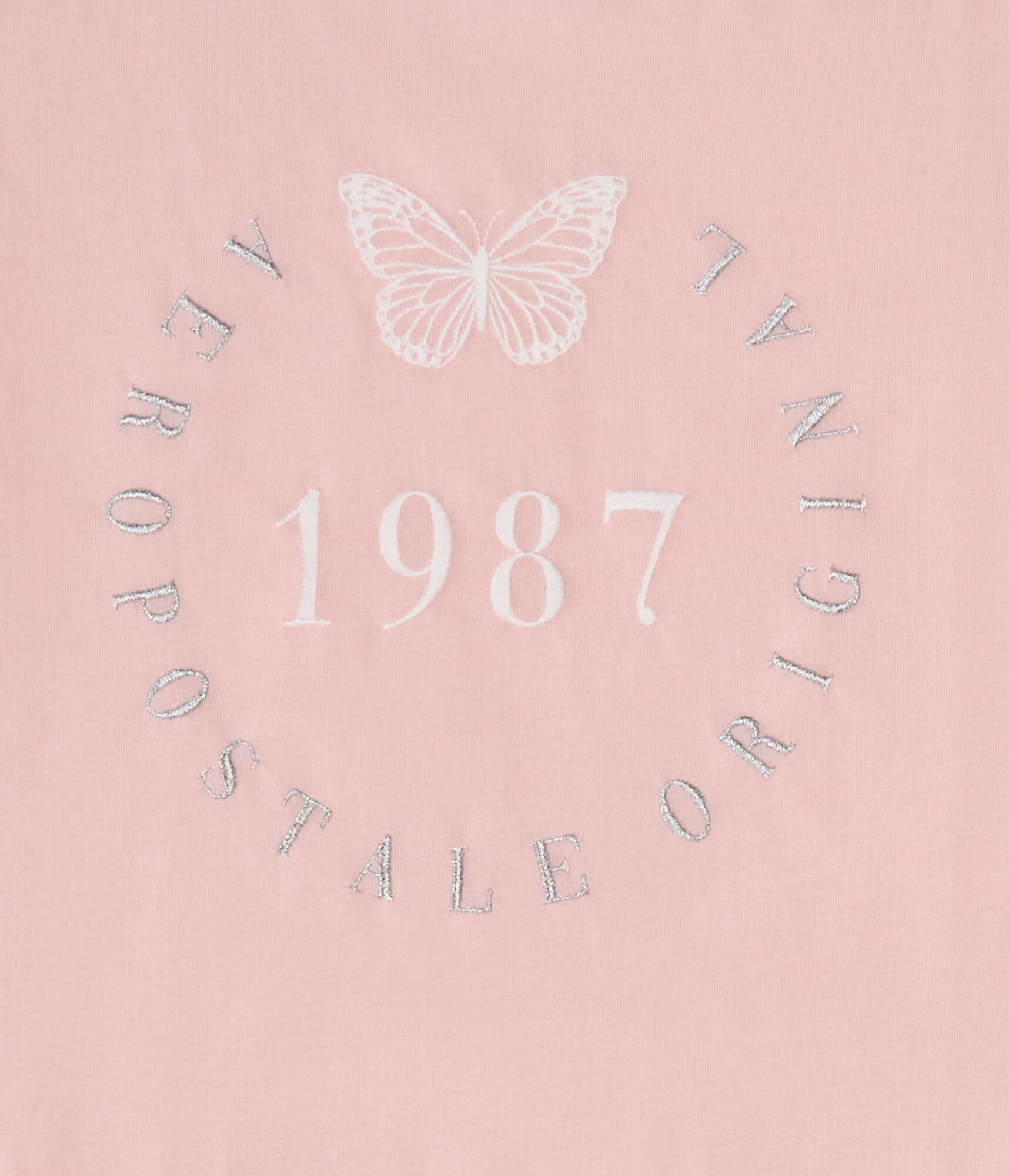 Aeropostale 1987 Butterfly Graphic Tee