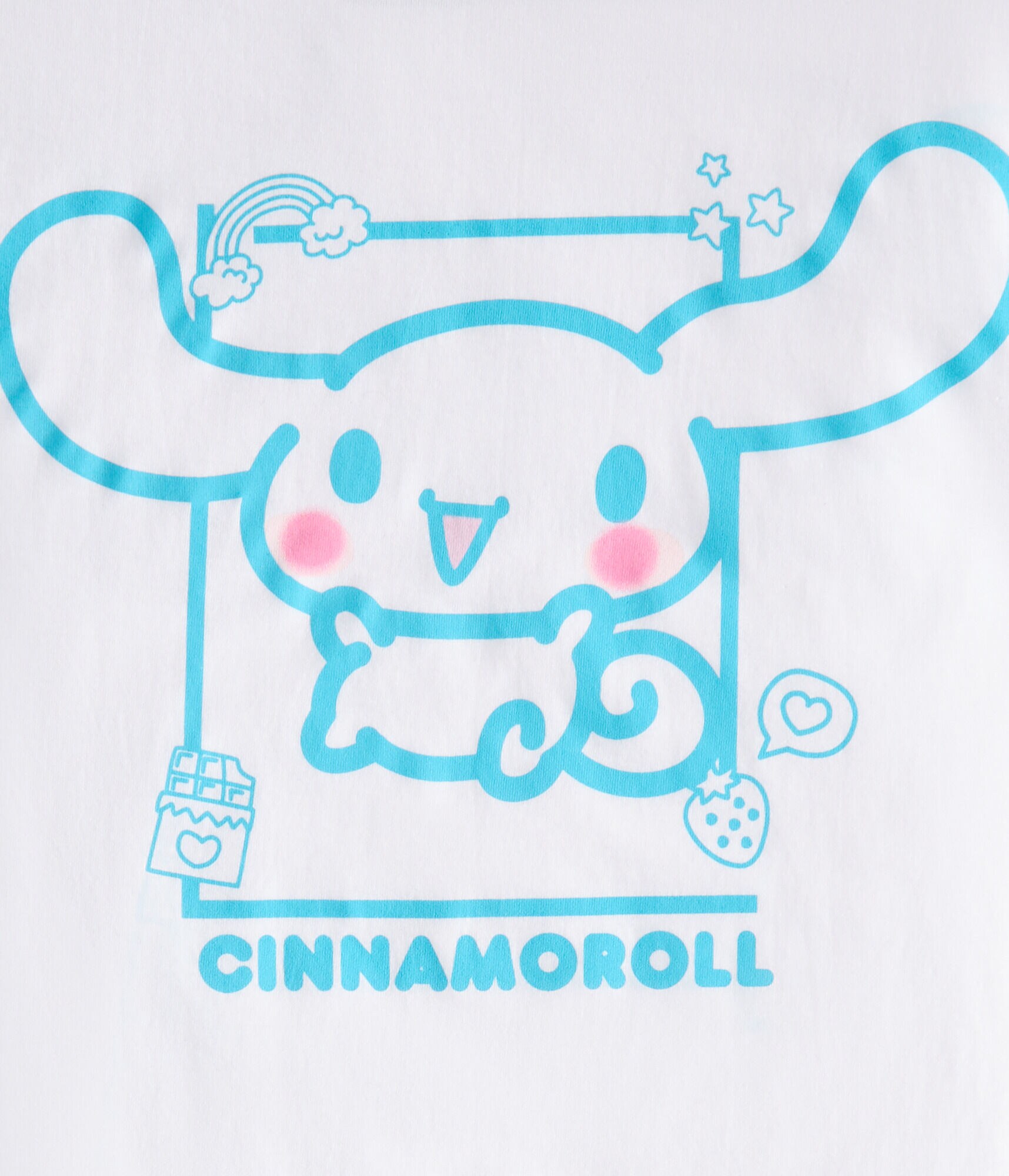 Hello Kitty Cinnamoroll Oversized Graphic Tee