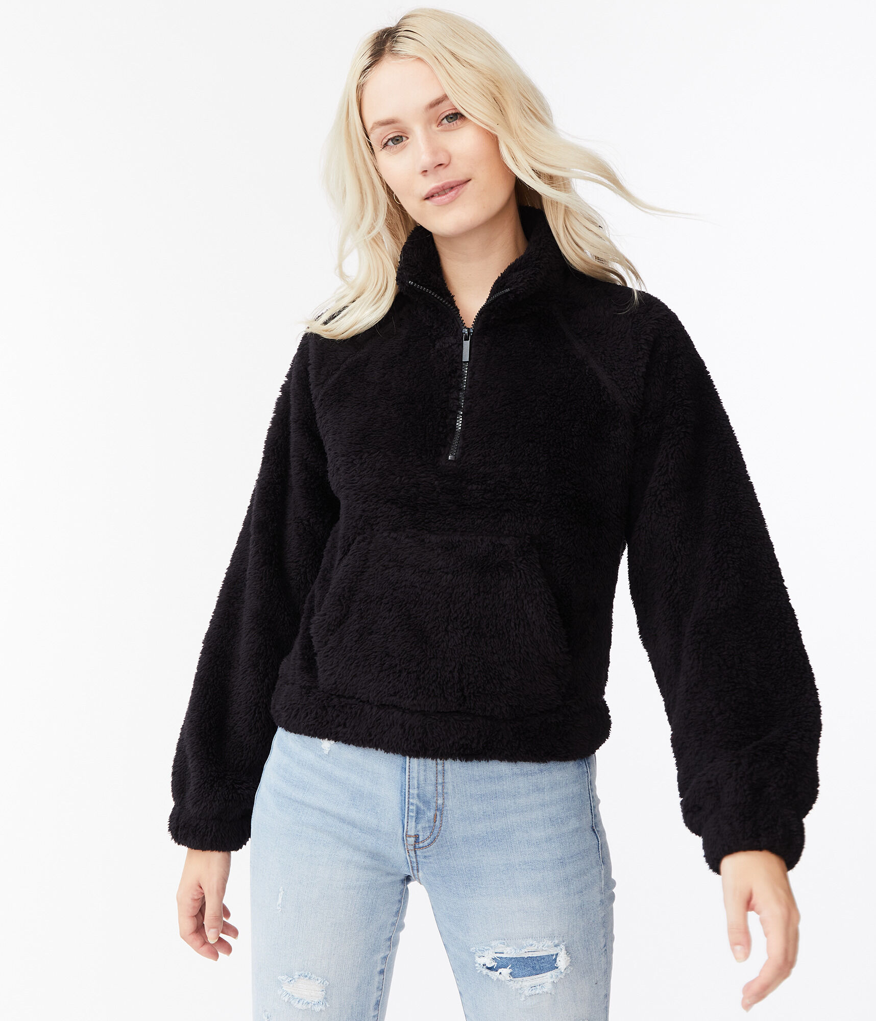 Sherpa Fleece HalfZip Pullover