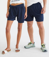 Essentials Solid Mesh Shorts 6"