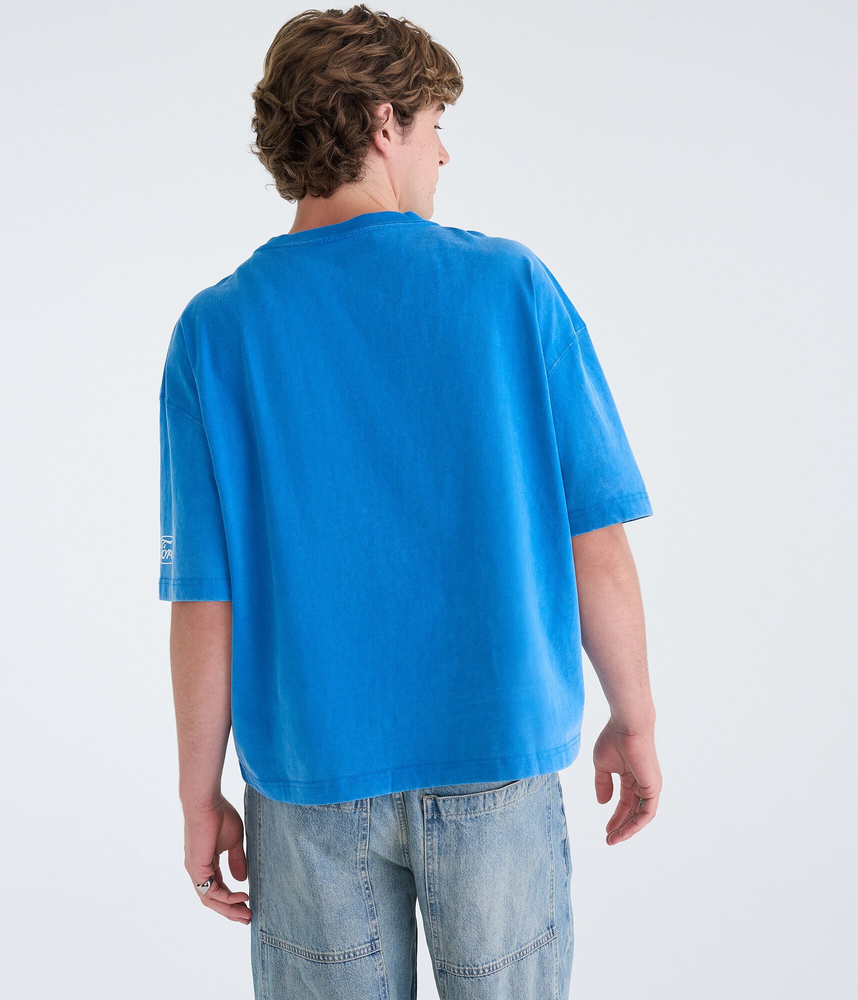 Ford Motor Co V-Neck Relaxed Graphic Tee
