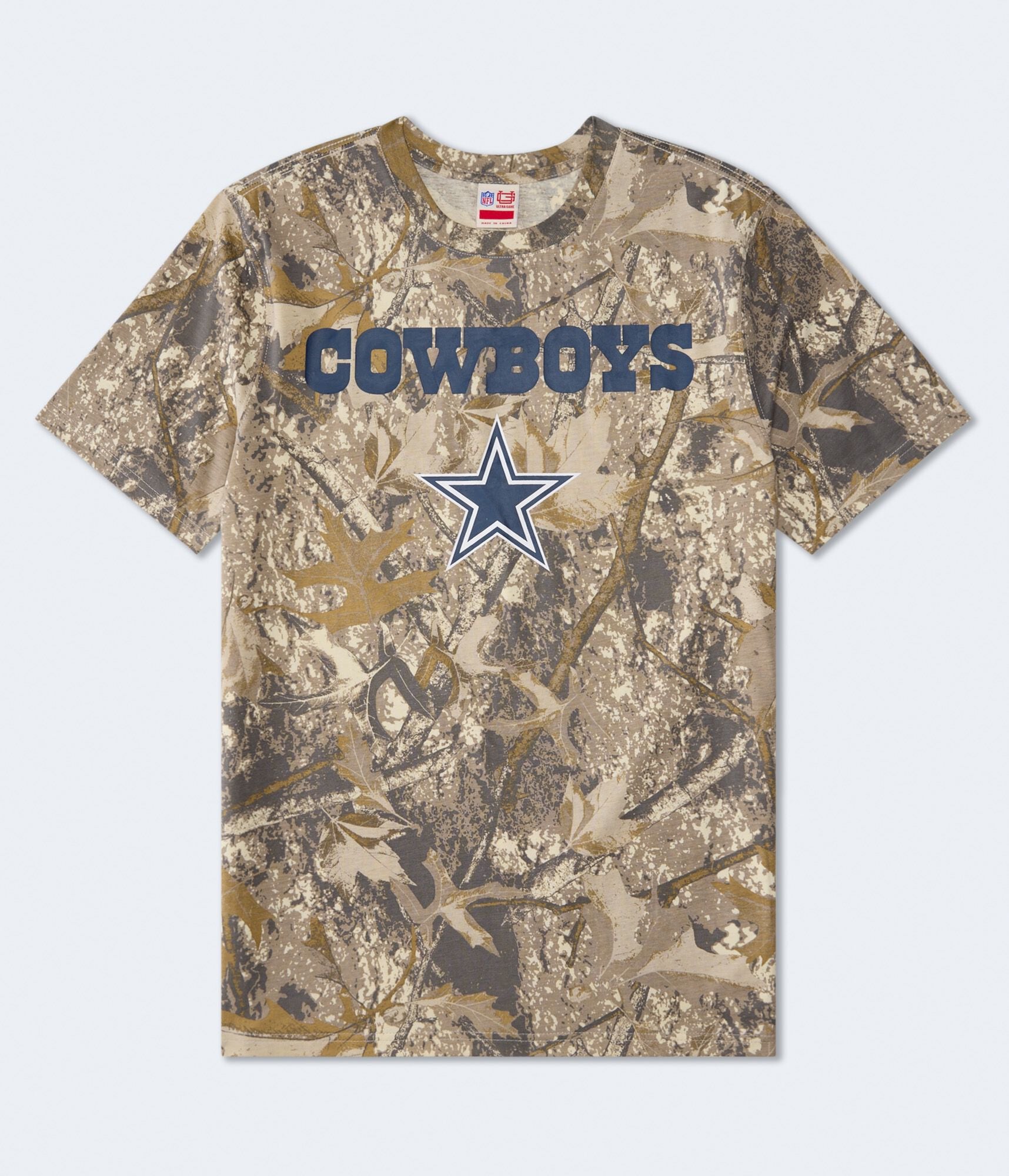 Dallas Cowboys Forest Camo Relaxed Graphic Tee