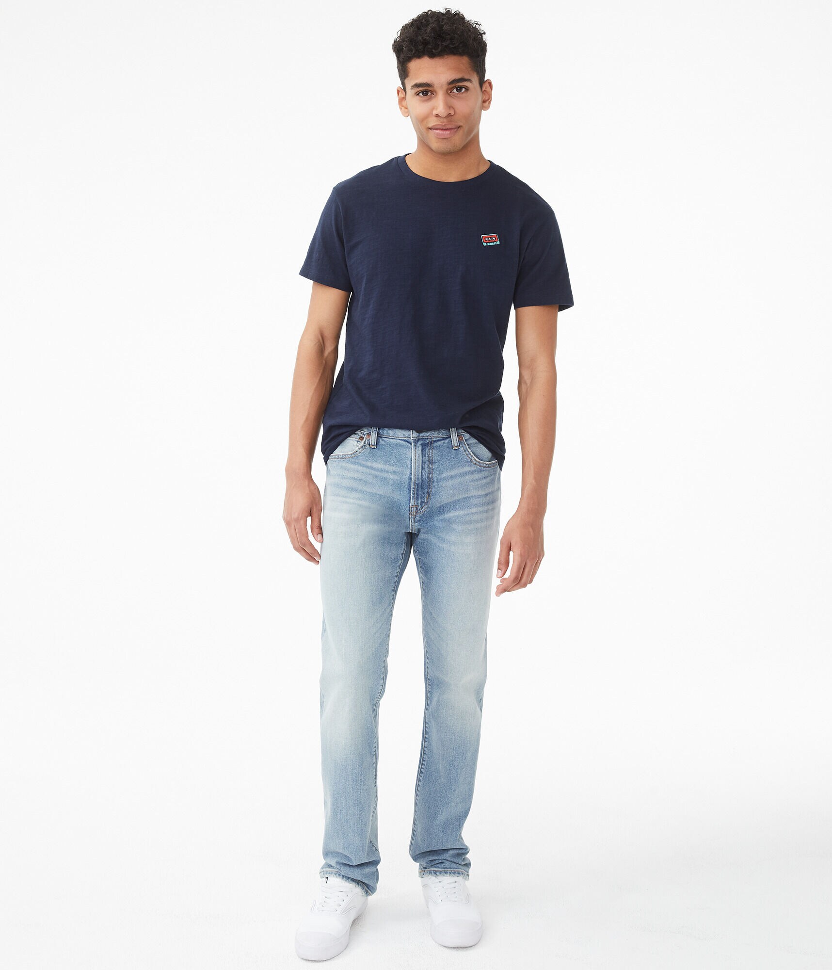 Real Denim Slim Straight Stretch Jean