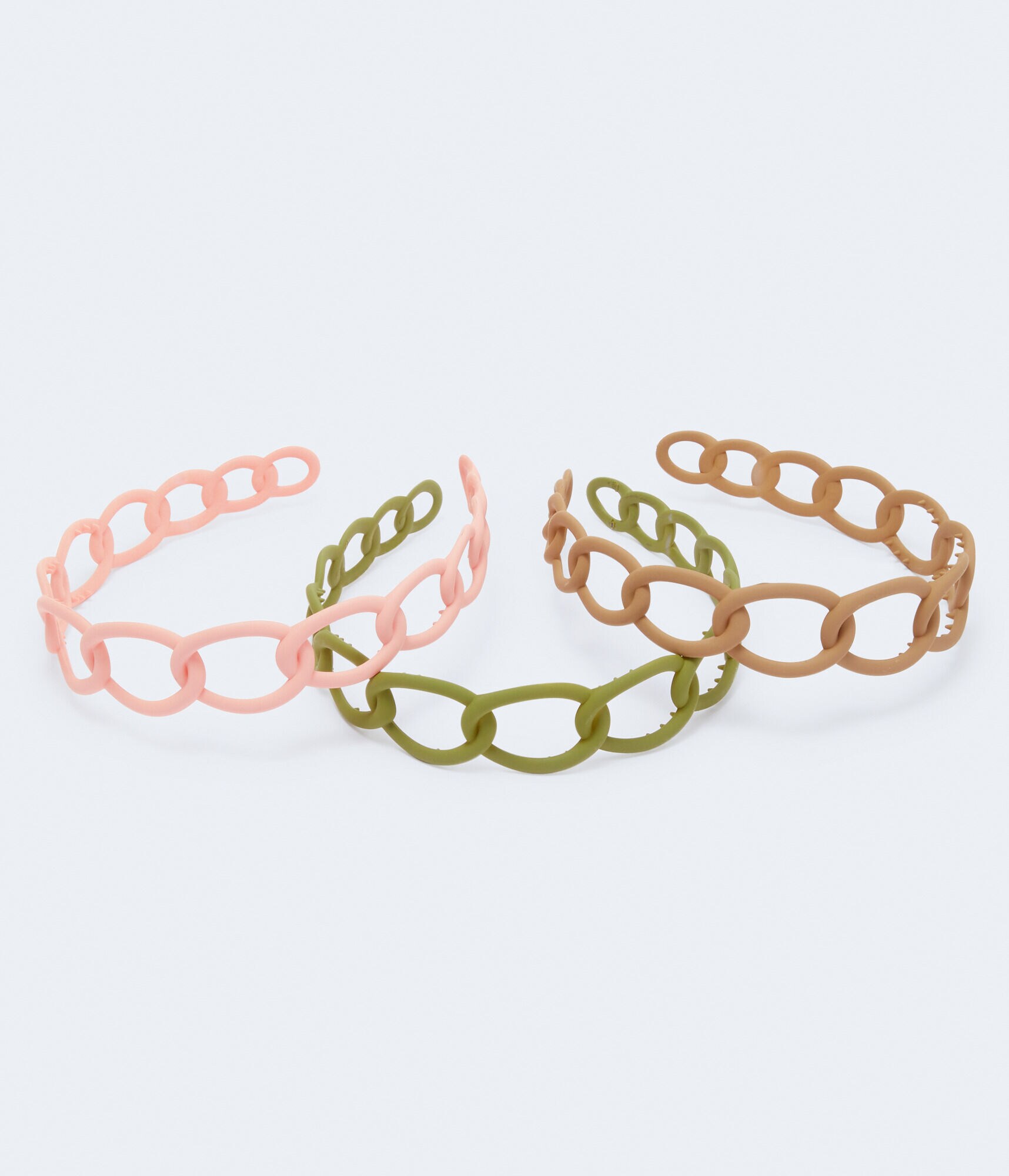 Matte Chain Headband 3-Pack