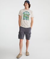 Stretch Twill Cargo Shorts 10"