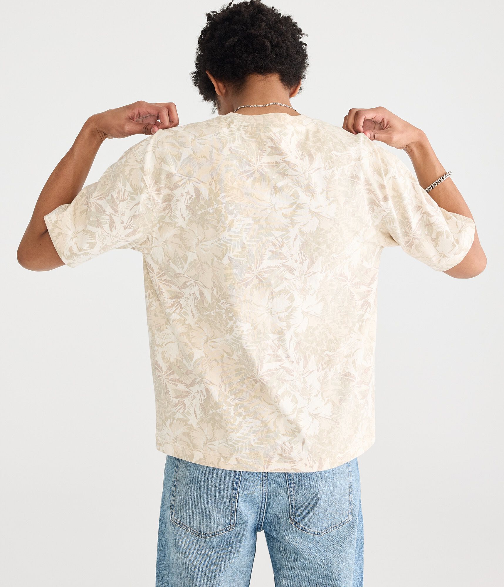 Floral Camo Heavyweight Crew Tee