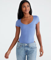 Seriously Soft Smooth V-Neck Bodysuit