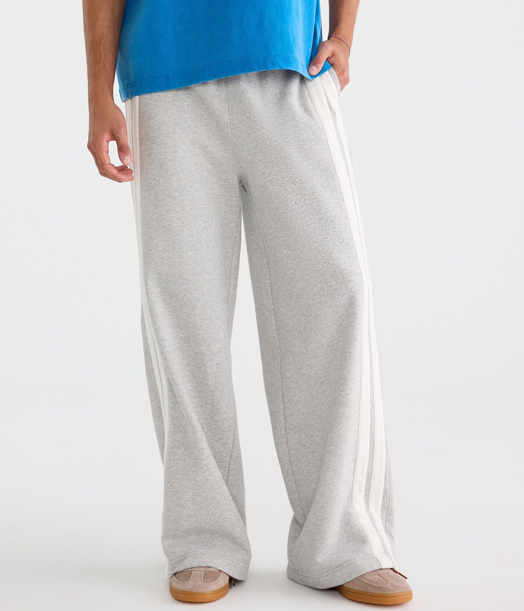 Cloud Soft Striped Super Baggy Sweatpants