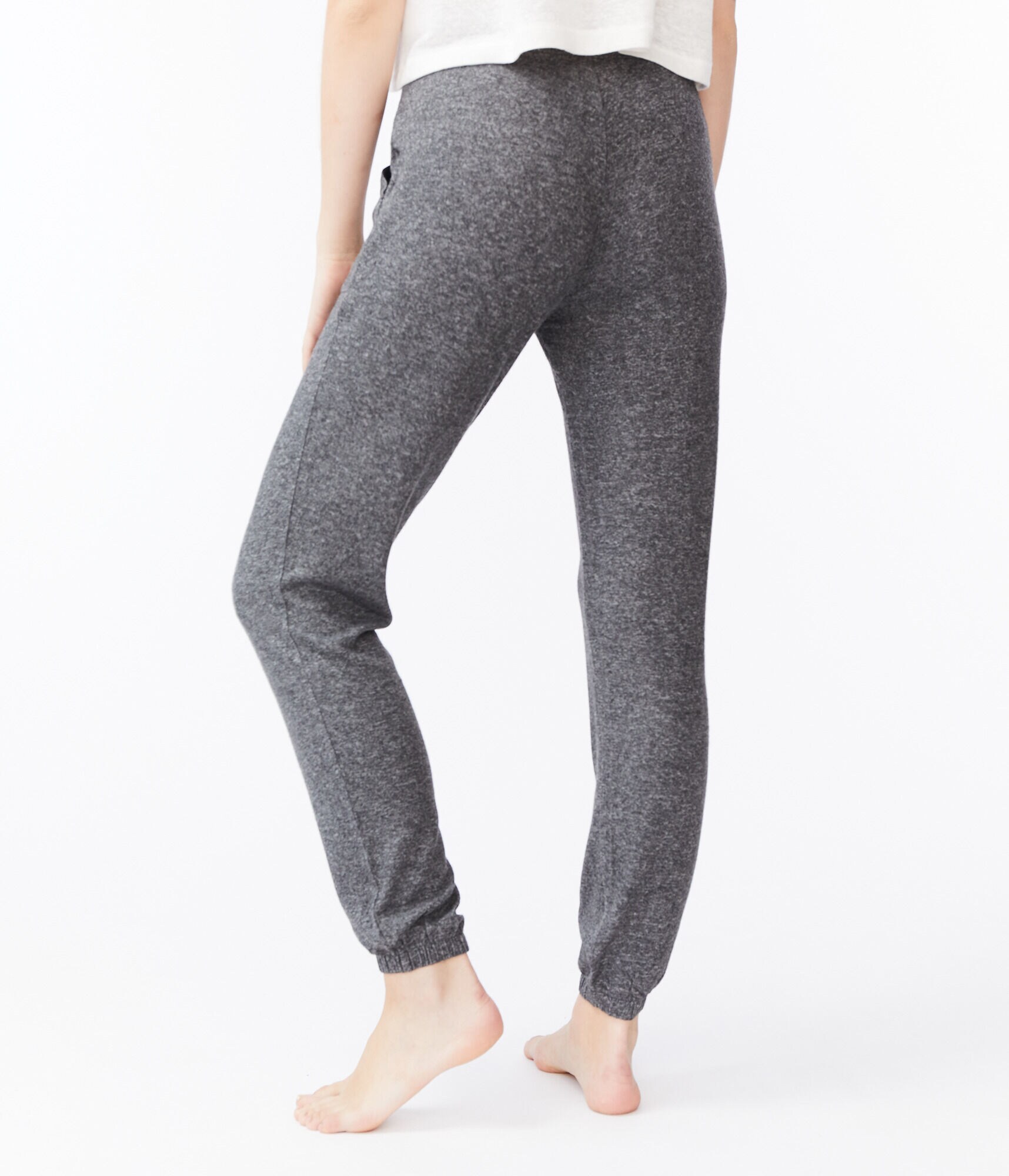 Fuzzy Cinched Lounge Pants