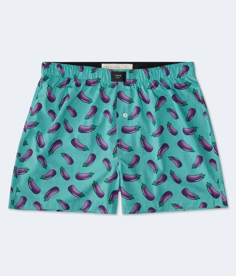 Eggplant Woven Boxers