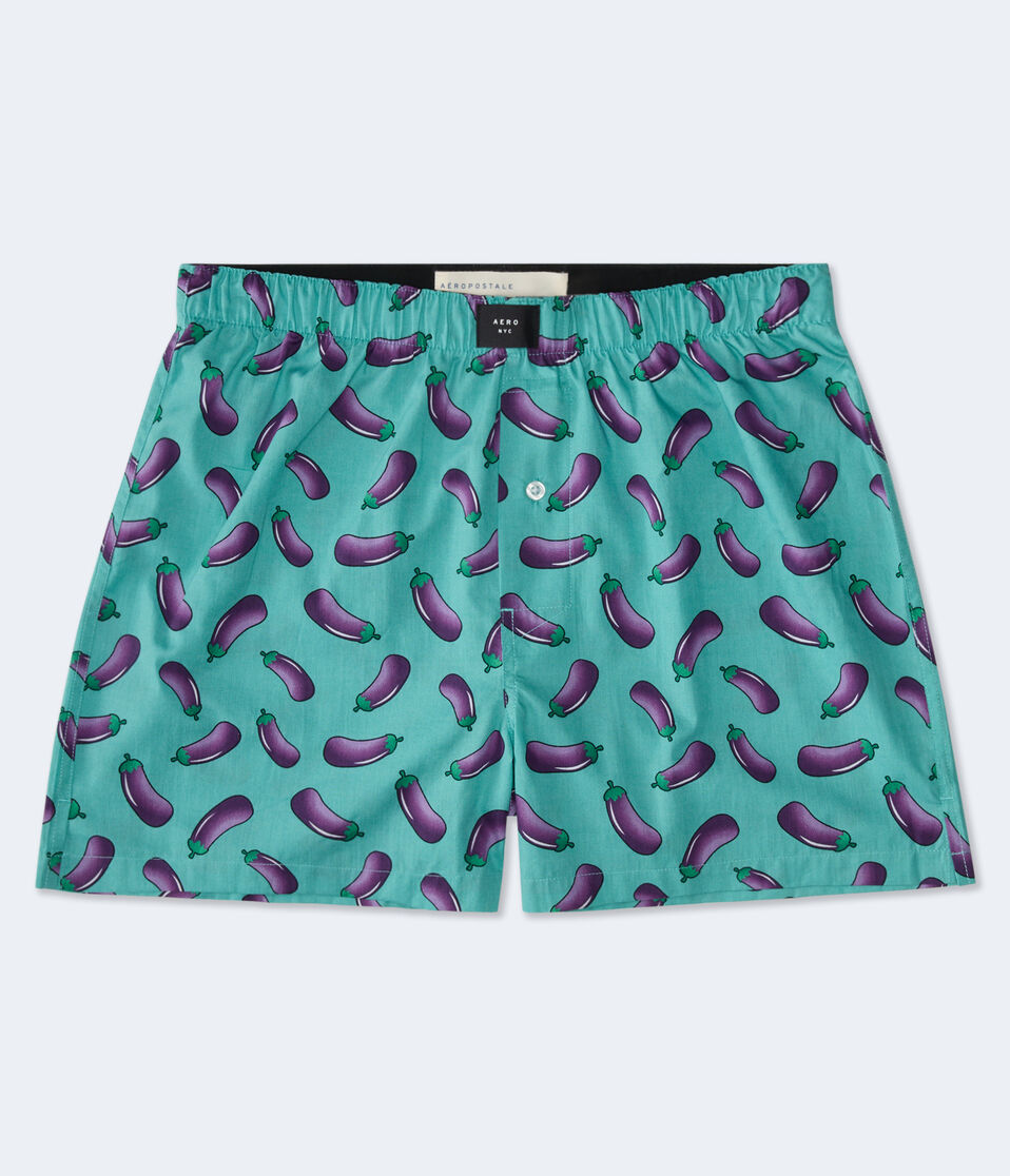 Eggplant Woven Boxers