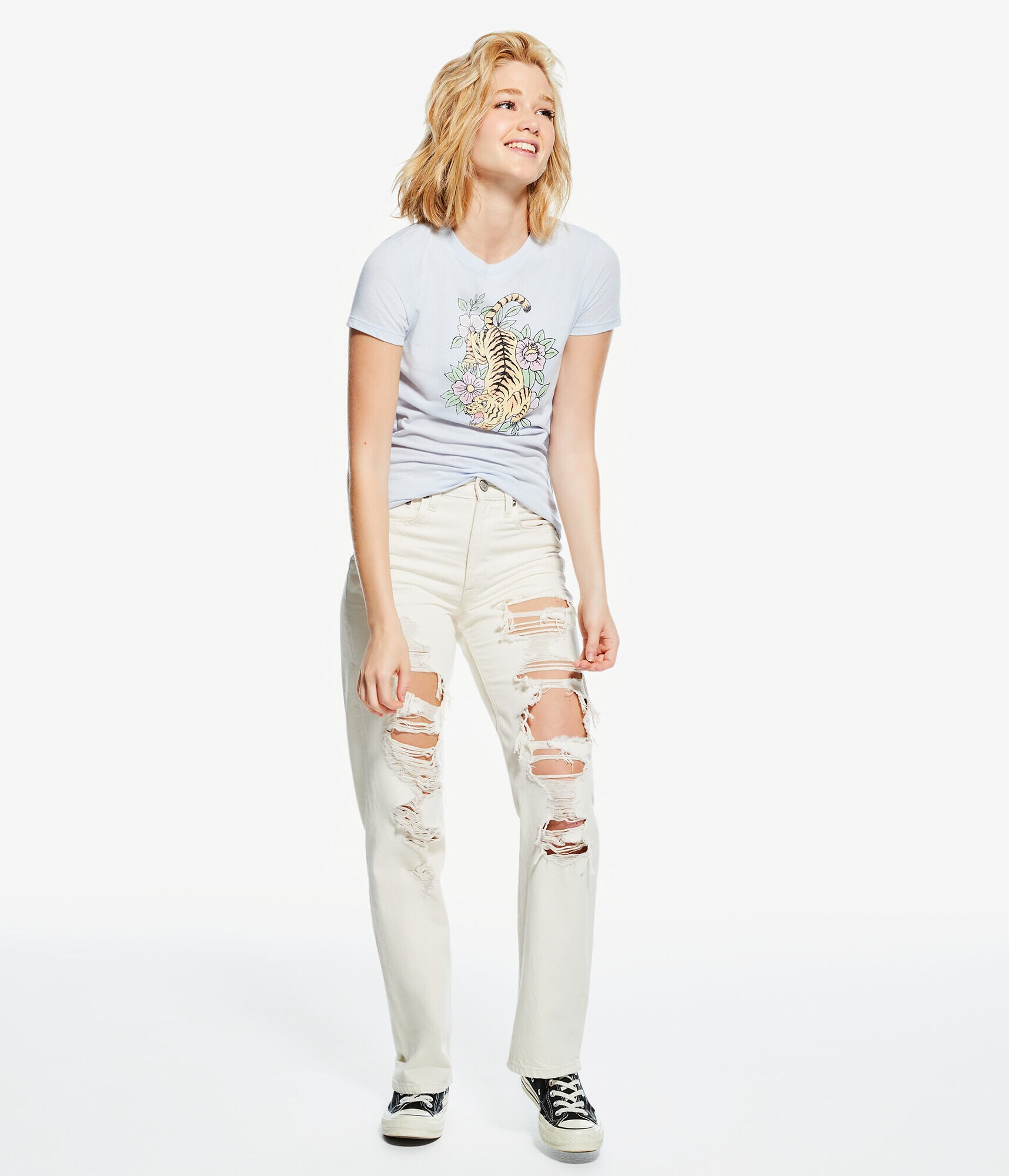 Floral Tiger Graphic Tee