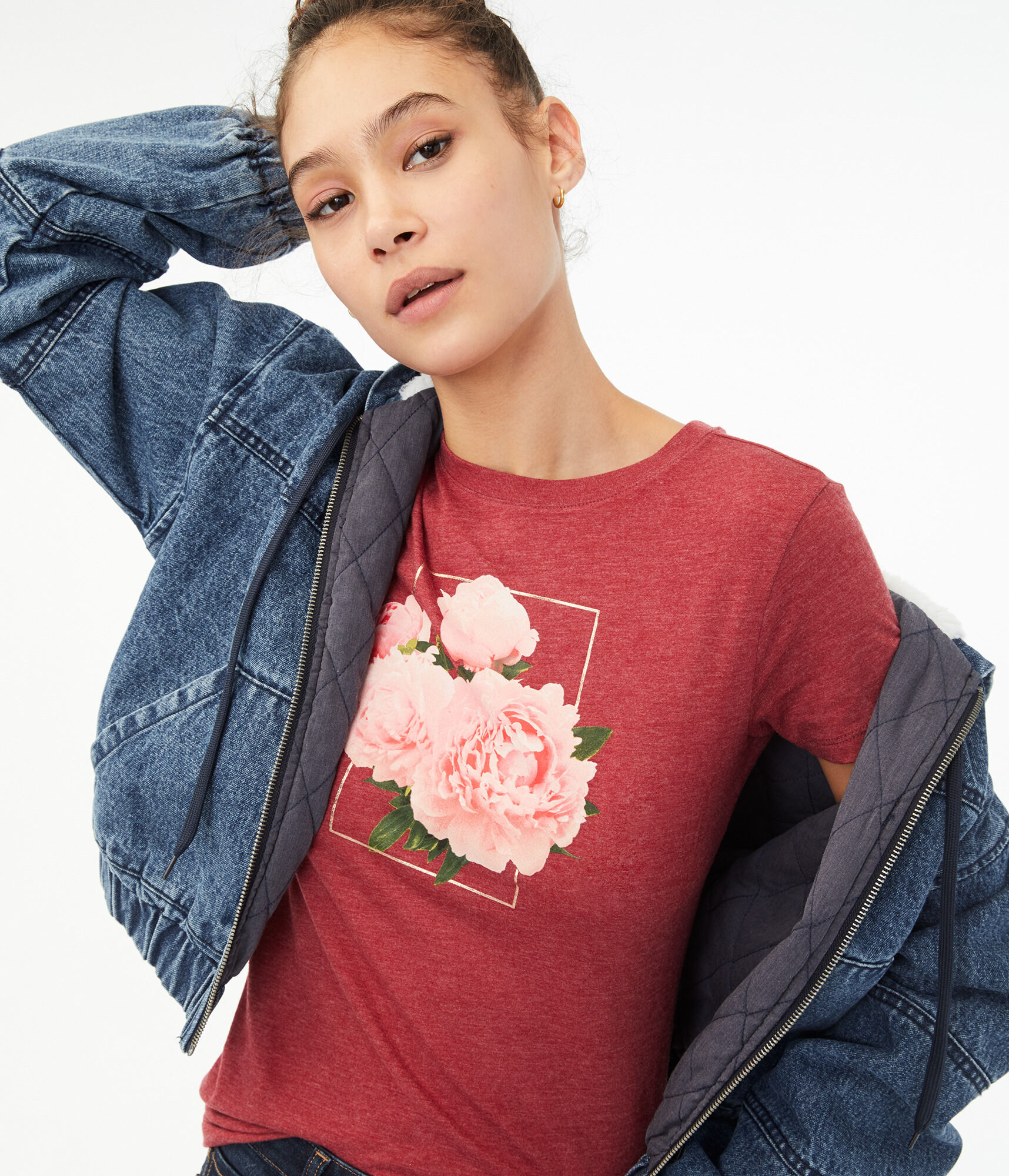 Floral Frame Graphic Tee