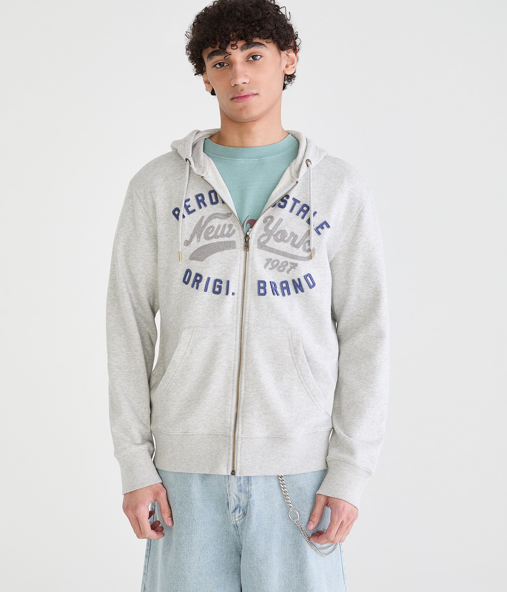 Aeropostale New York Heritage Full-Zip Hoodie