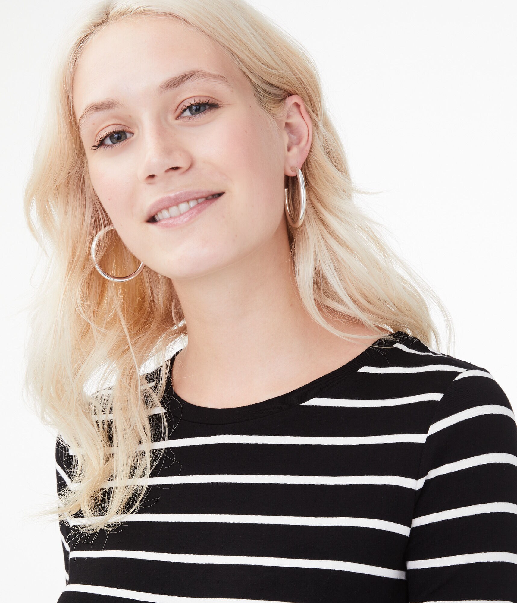 Long Sleeve Seriously Soft Striped Crew Tee