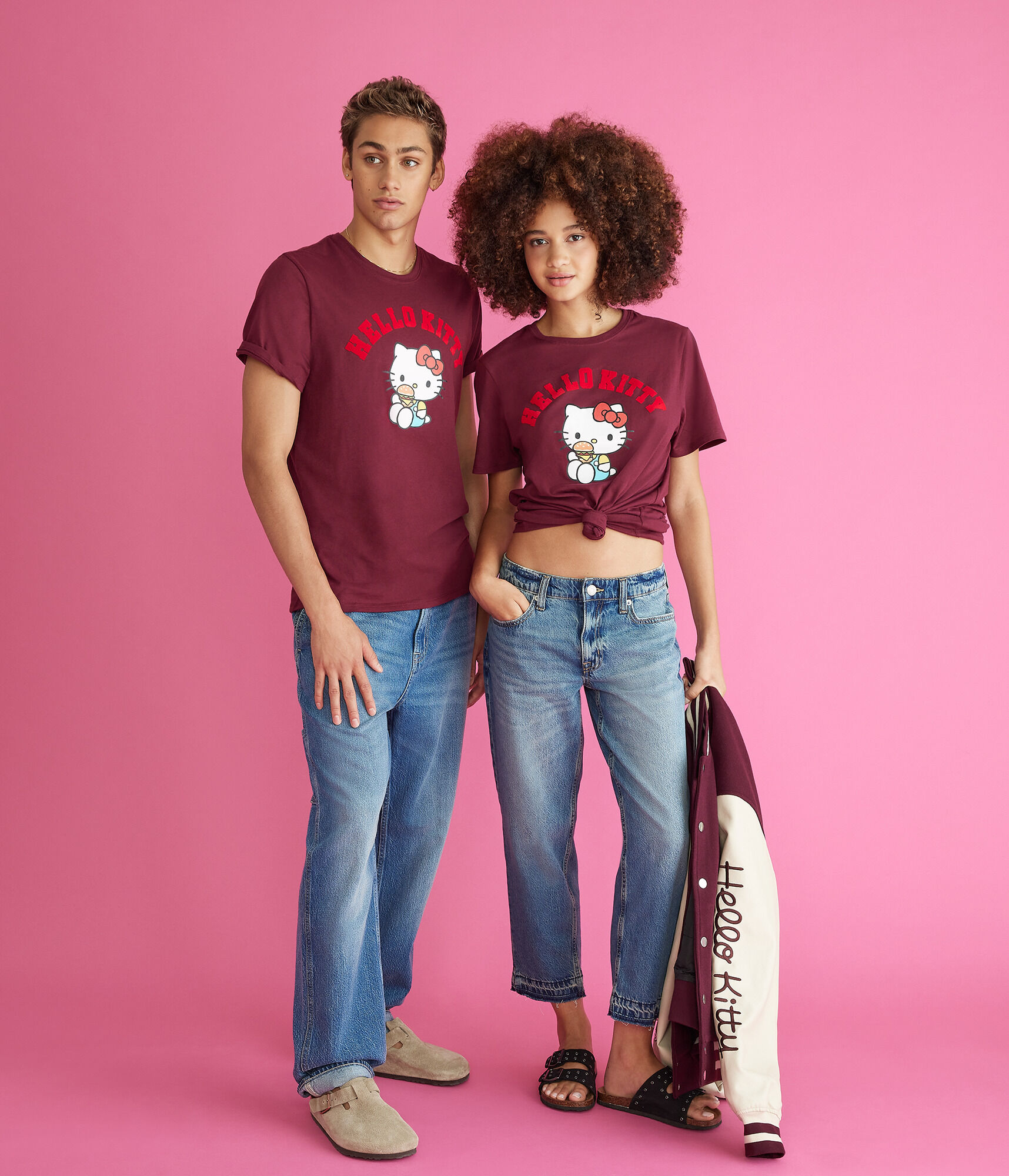 Hello Kitty Burger Oversized Graphic Tee