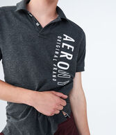 Vertical Graphic Jersey Polo