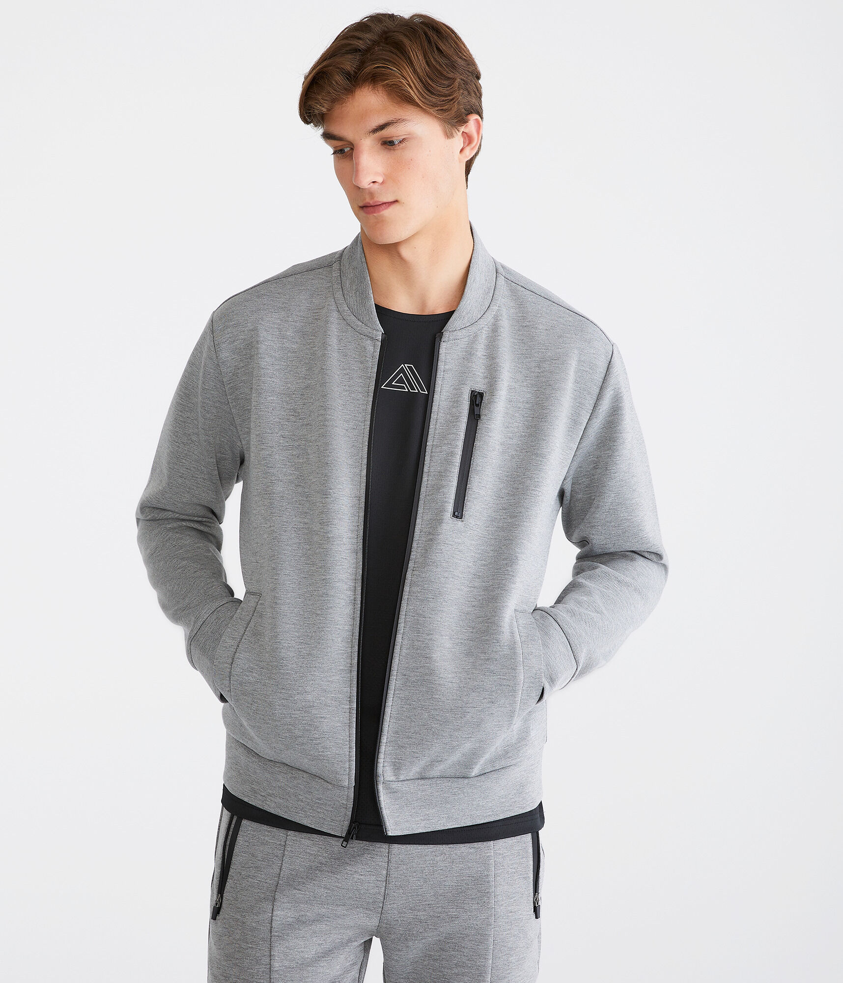 Aero MVMNT Tech Fleece Bomber Jacket