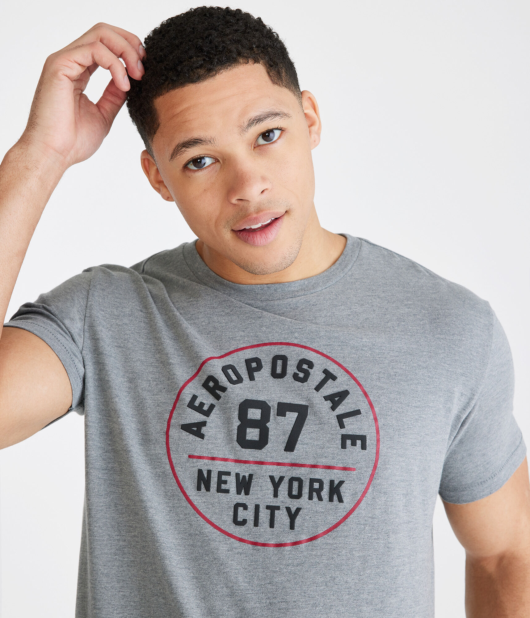 Aeropostale 87 Circle Graphic Tee