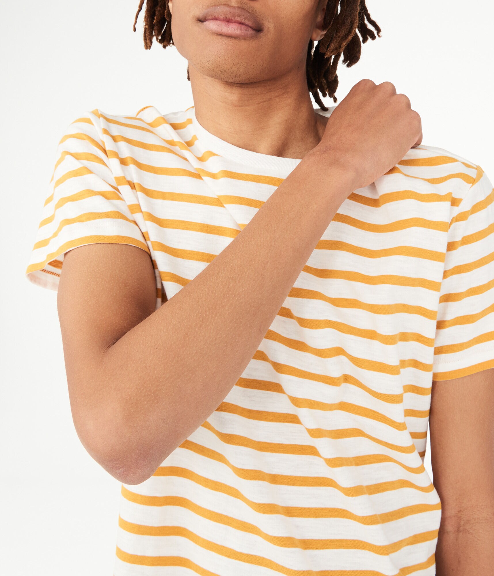 Striped Crew Tee