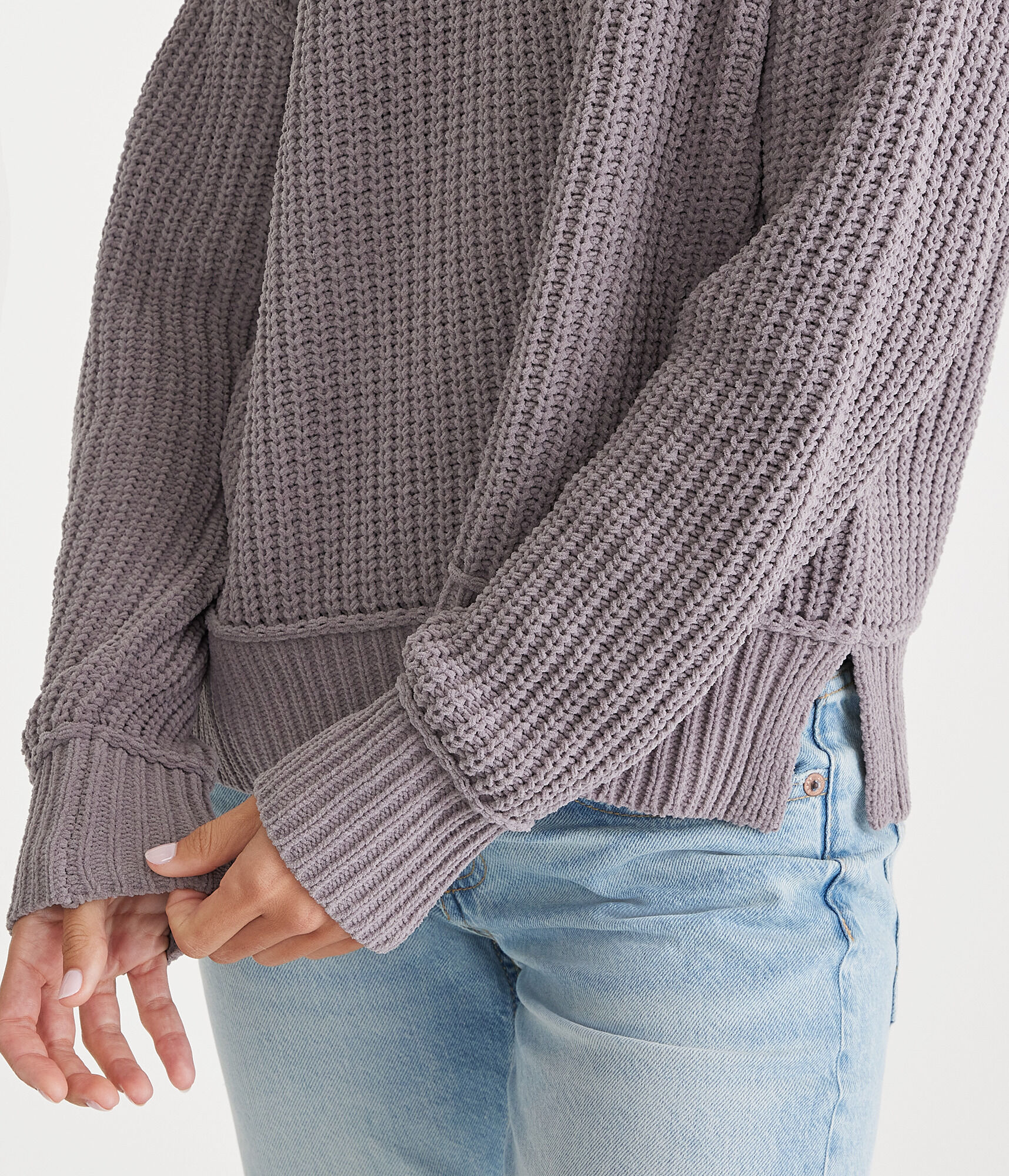 Chenille Crew Sweater