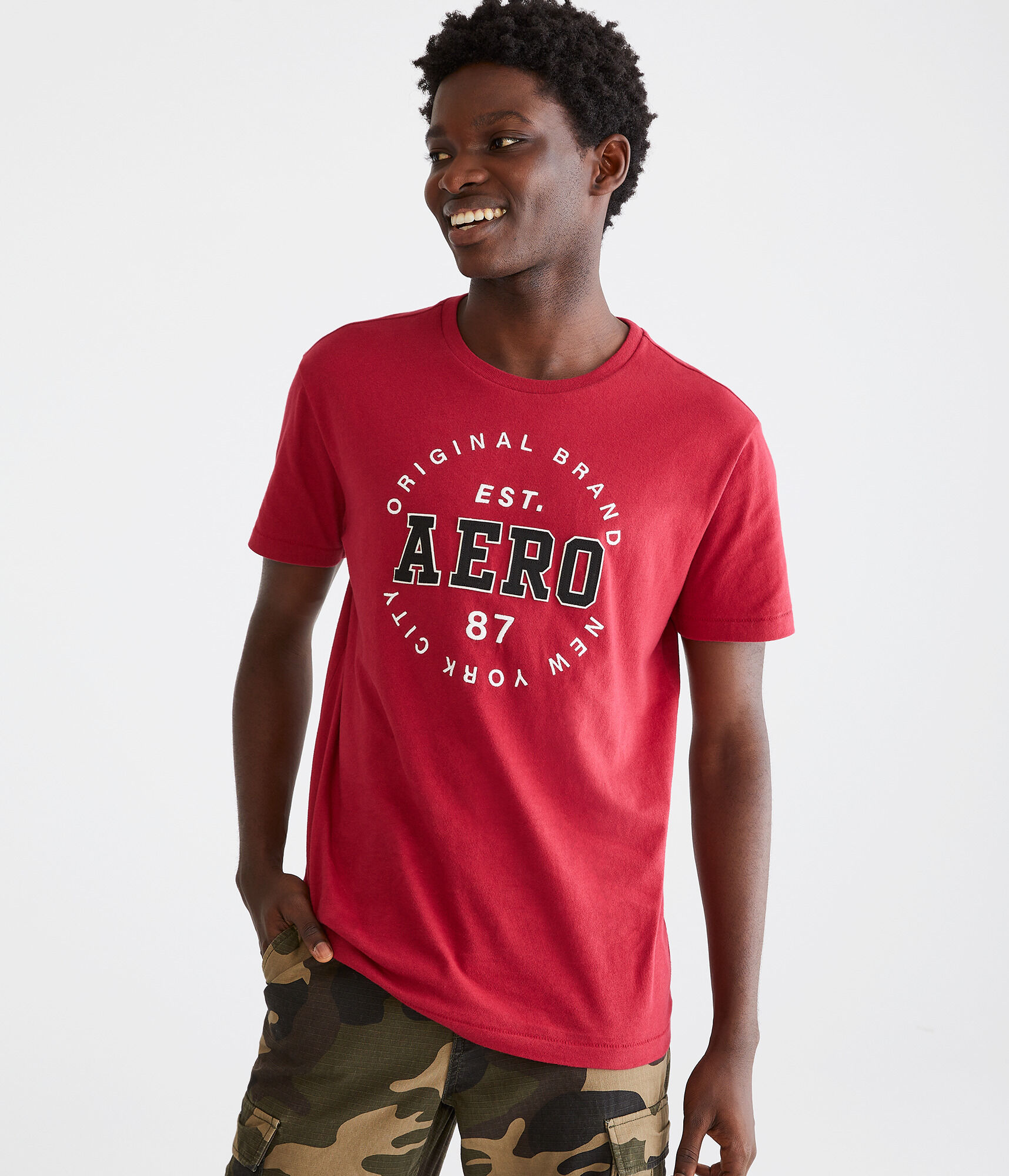 Aero Circle Logo Appliqu&eacute; Graphic Tee