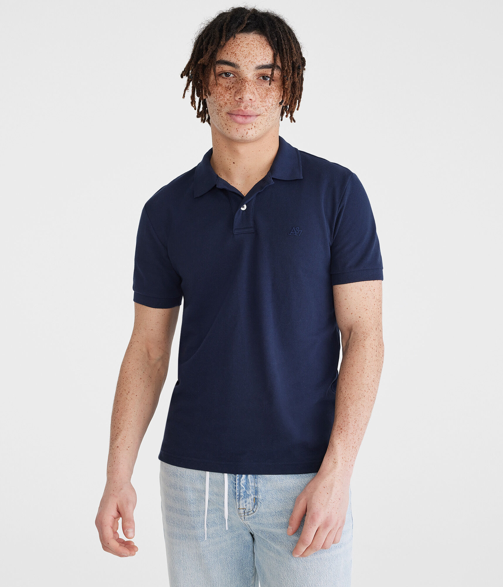 Tonal A87 Logo Piqu&amp;eacute; Polo