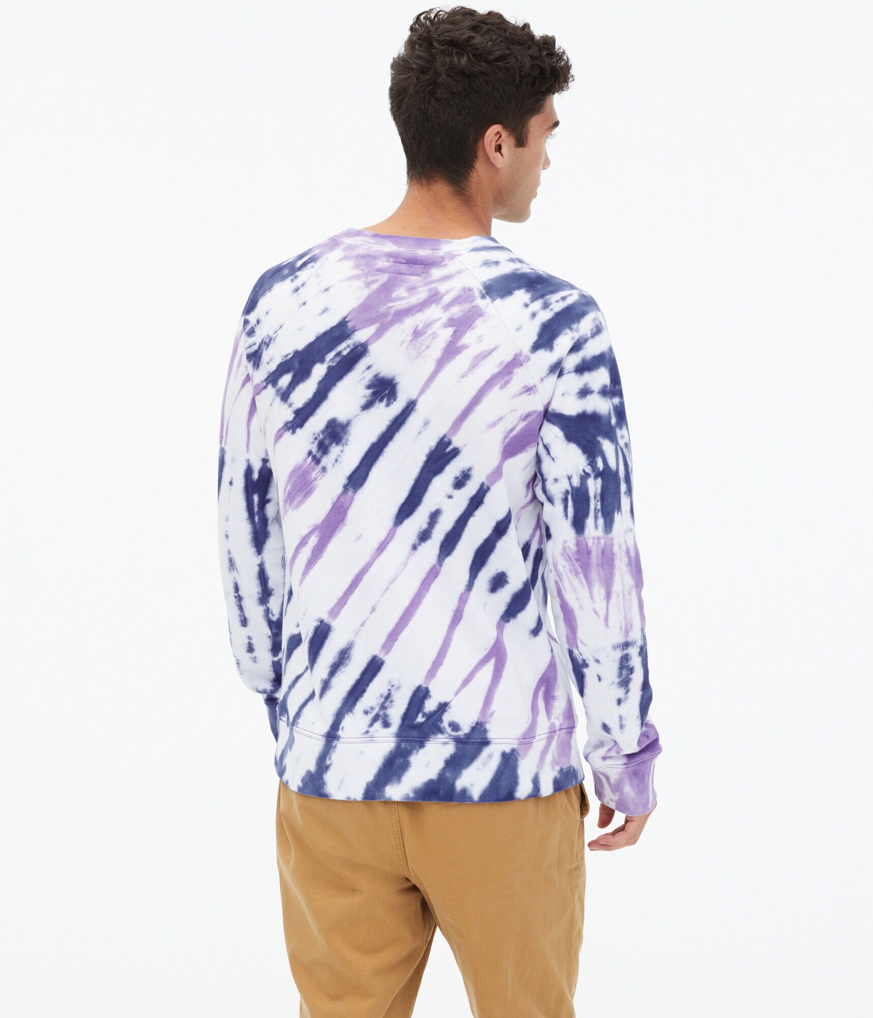 Aero Box Logo Tie-Dye Crew Sweatshirt