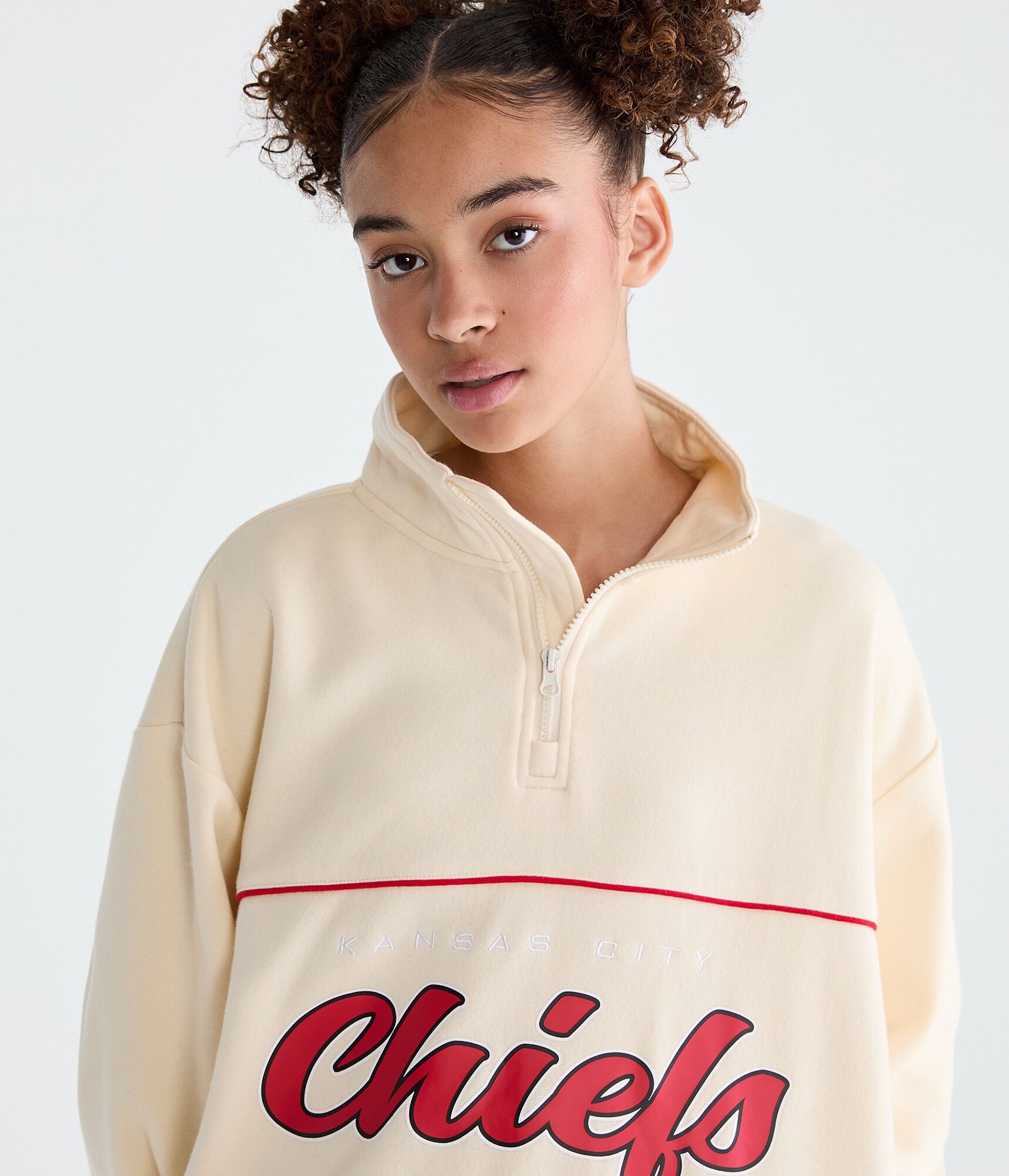 Kansas City Chiefs Quarter-Zip Sweatshirt