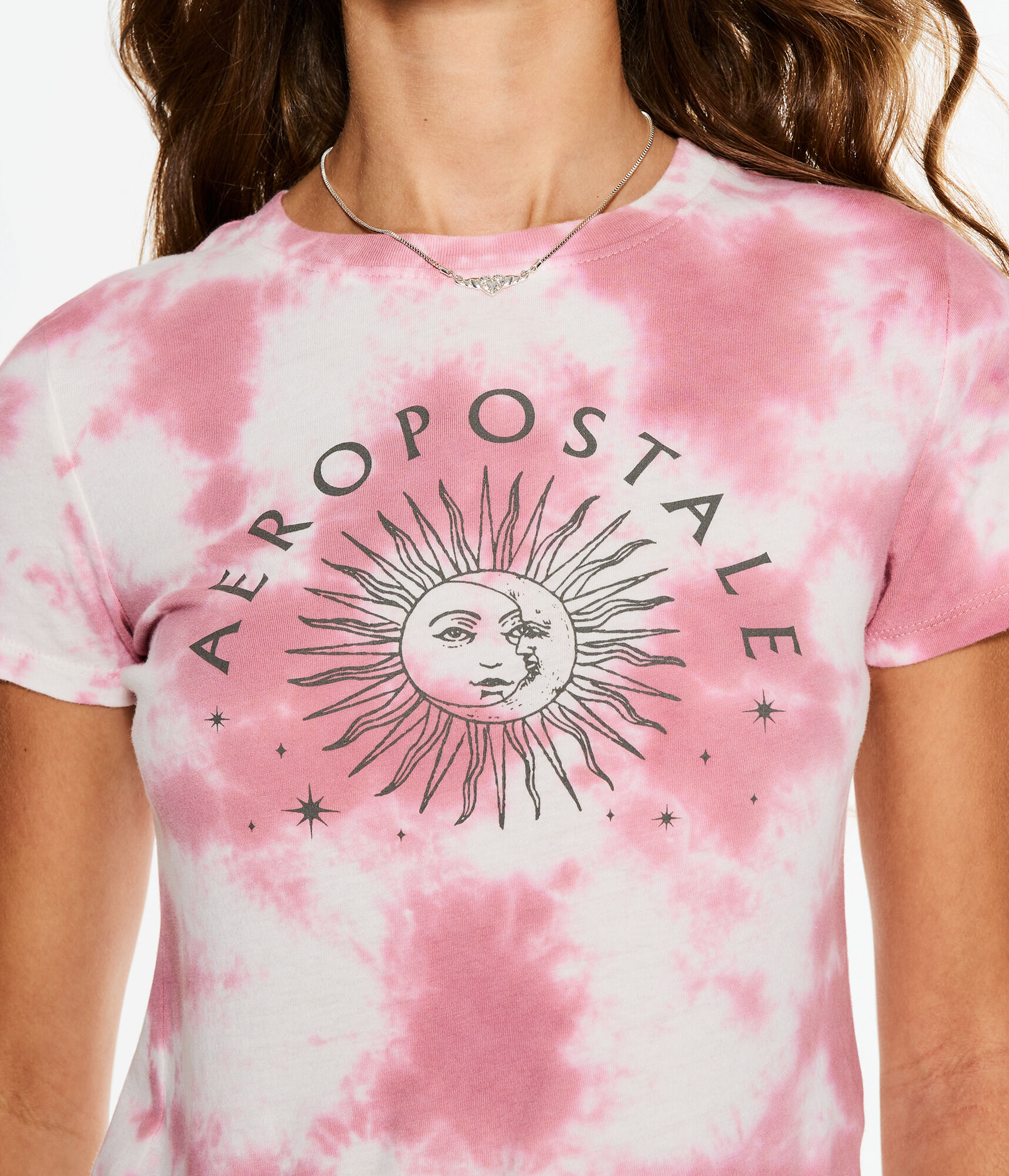 Aeropostale Celestial Tie-Dye Graphic Tee