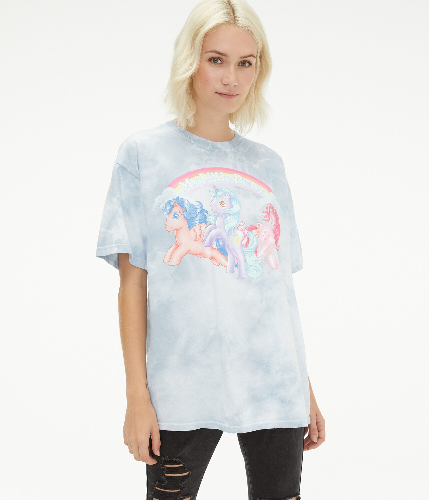 My Little Pony Tie-Dye Boyfriend Graphic Tee
