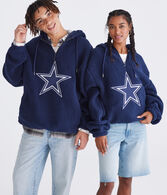 Dallas Cowboys Quarter-Zip Sherpa Hoodie