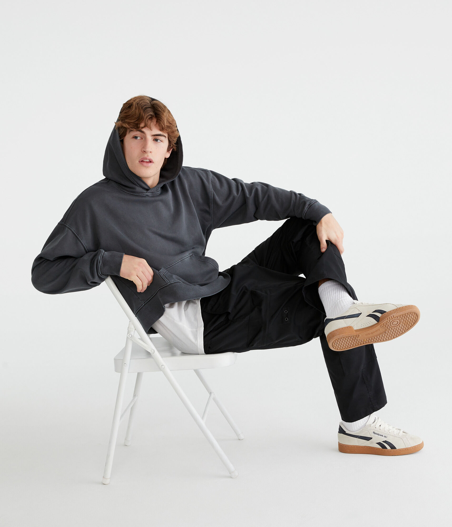 Boxy Pullover Hoodie