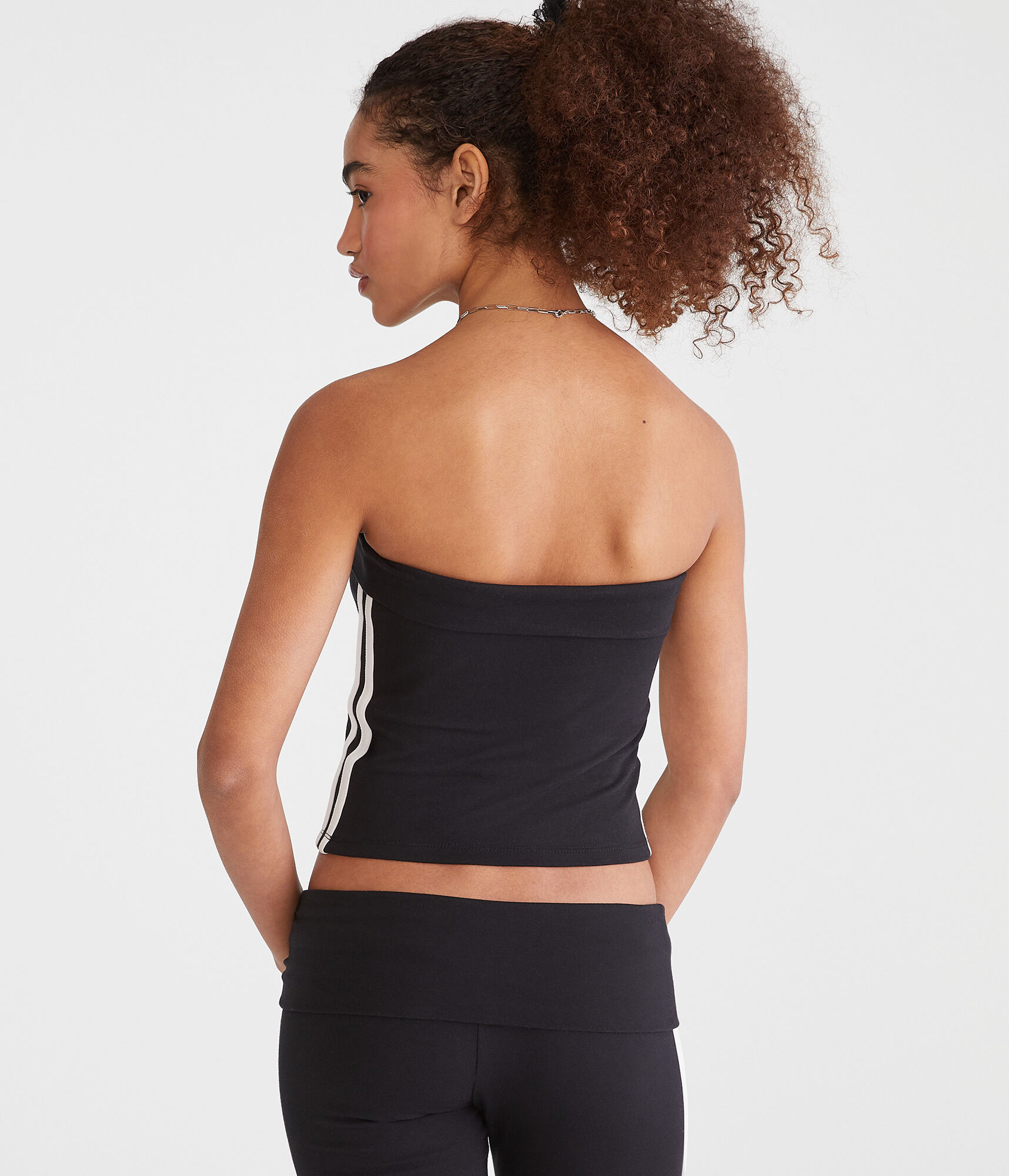 New York City Fold-Over Graphic Tube Top