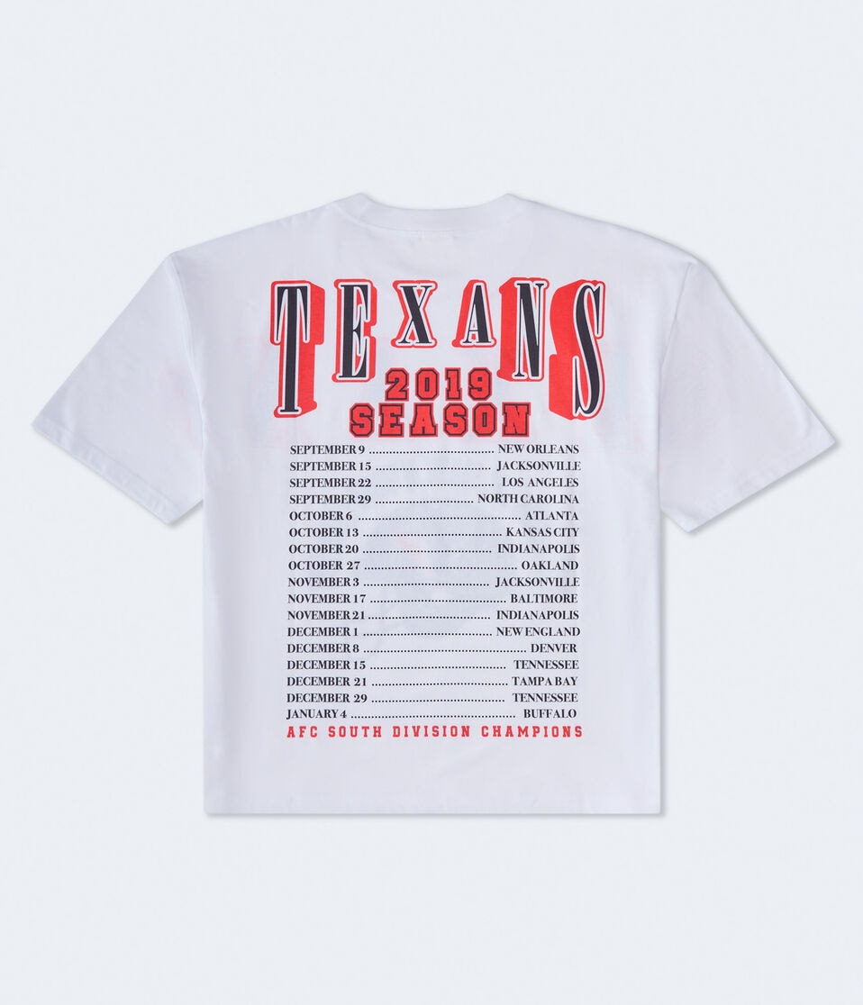 Houston Texans Division Champs Boxy Graphic Tee
