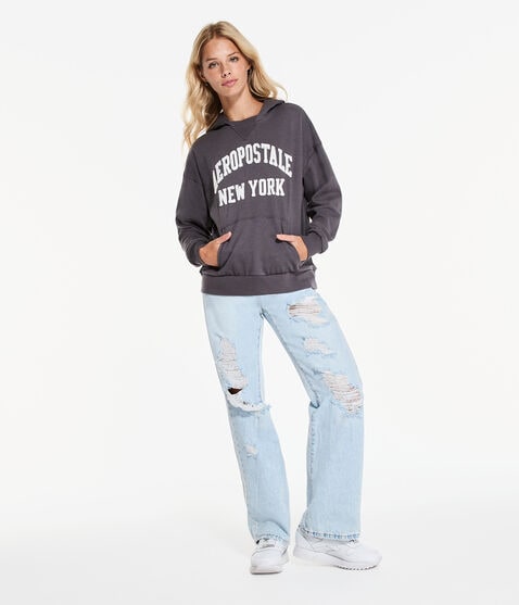 Aeropostale New York Oversized Pullover Hoodie