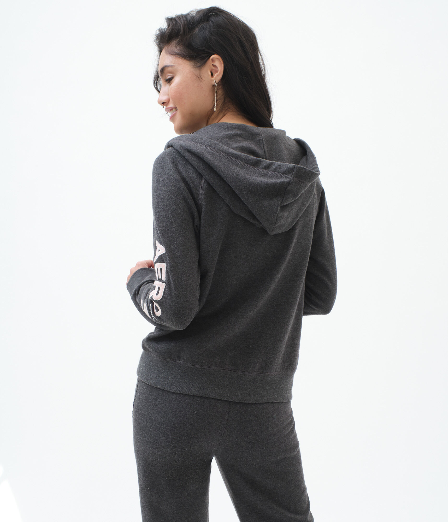 Aero NYC Circle Full-Zip Hoodie