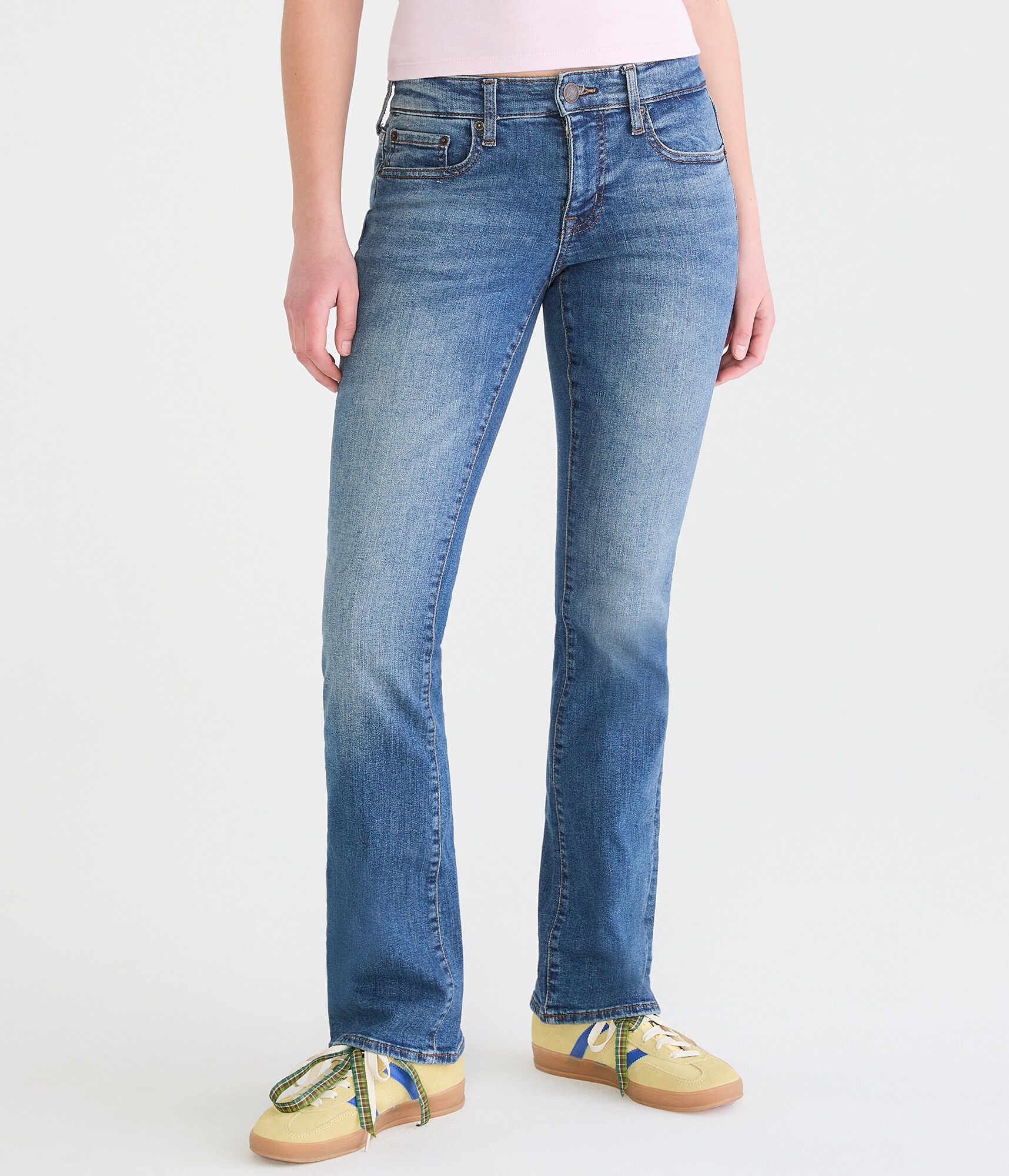 Mid-Rise Bootcut Jean