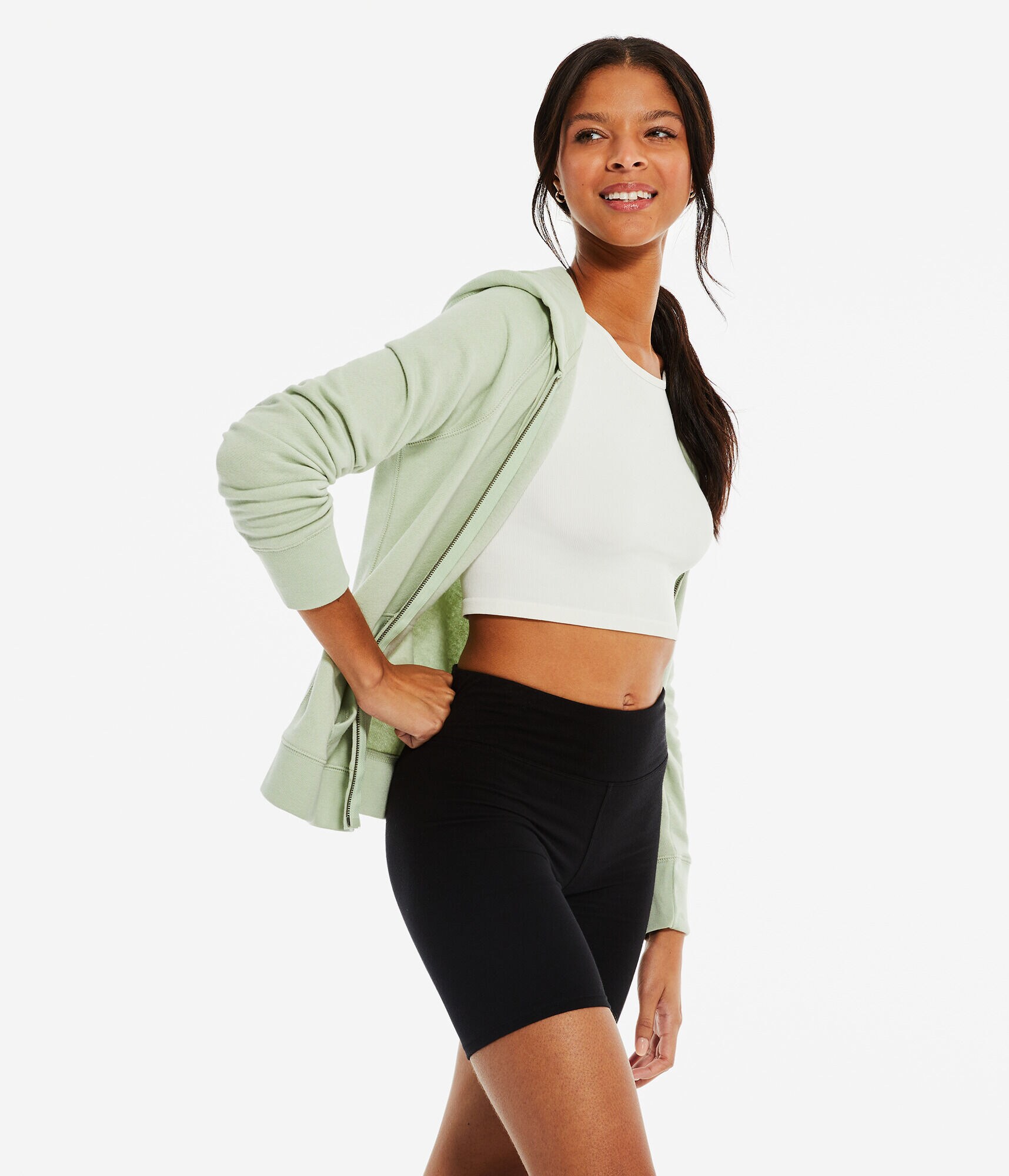 Aeropostale 87 Flower Full-Zip Hoodie