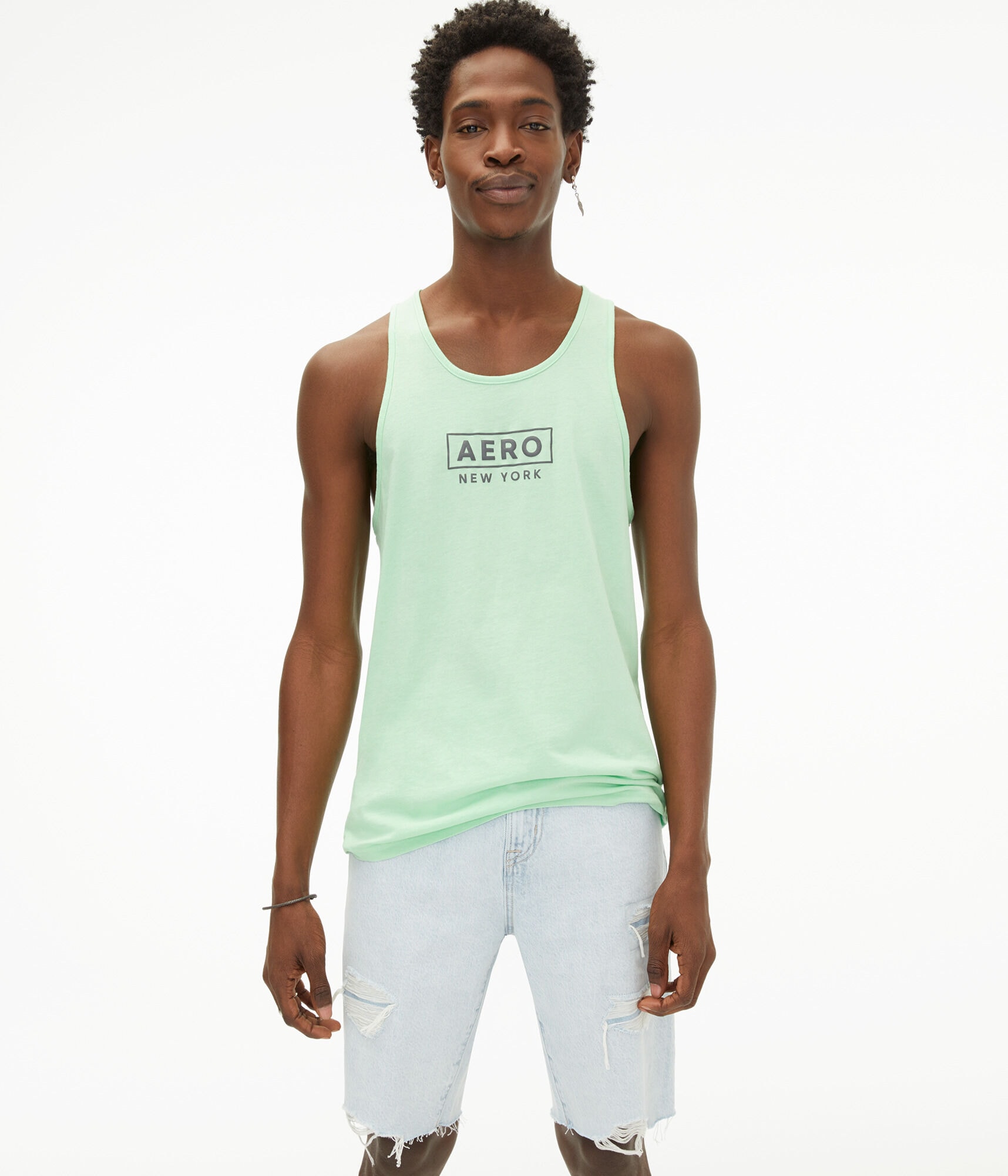 Aero Box Logo Muscle Tank