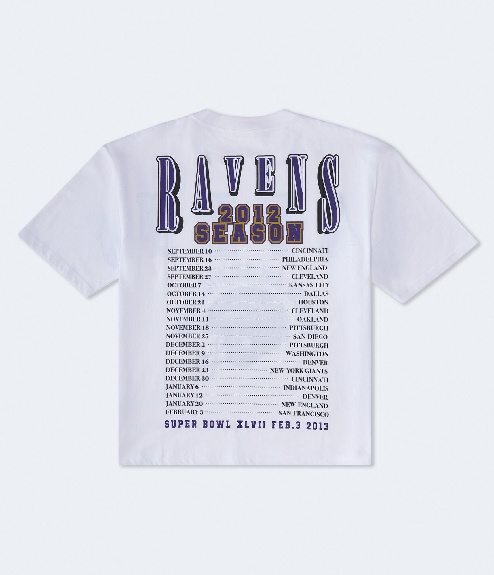 Baltimore Ravens Super Bowl Boxy Graphic Tee