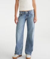 Super Low-Rise Baggy Wide Leg Jean