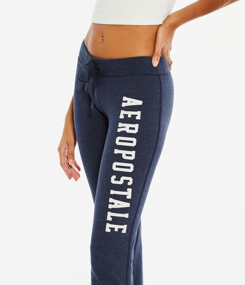 Aeropostale Low-Rise Fit & Flare Sweatpants Aeropostale Low-Rise Fit & Flare Sweatpants