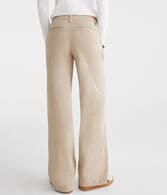 Low-Rise Baggy Wide Leg Uniform Pants