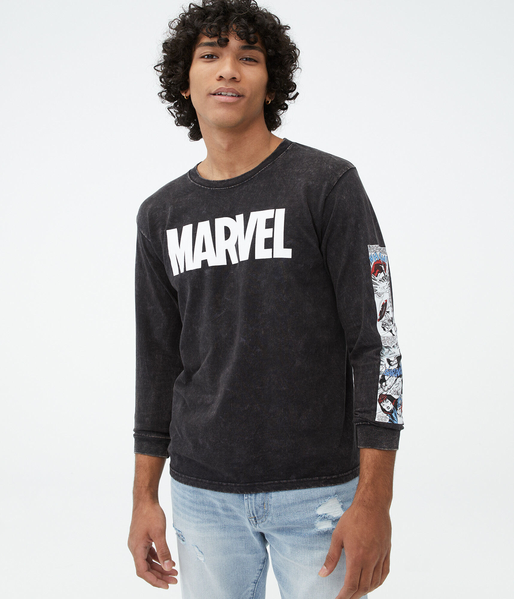 Marvel Comic Strip Graphic Tee***