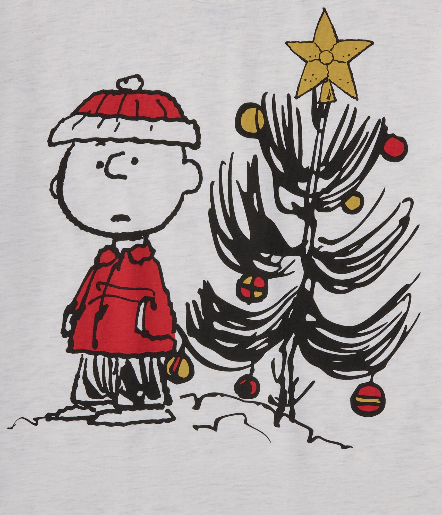 Charlie Brown Christmas Tree Relaxed Graphic Tee