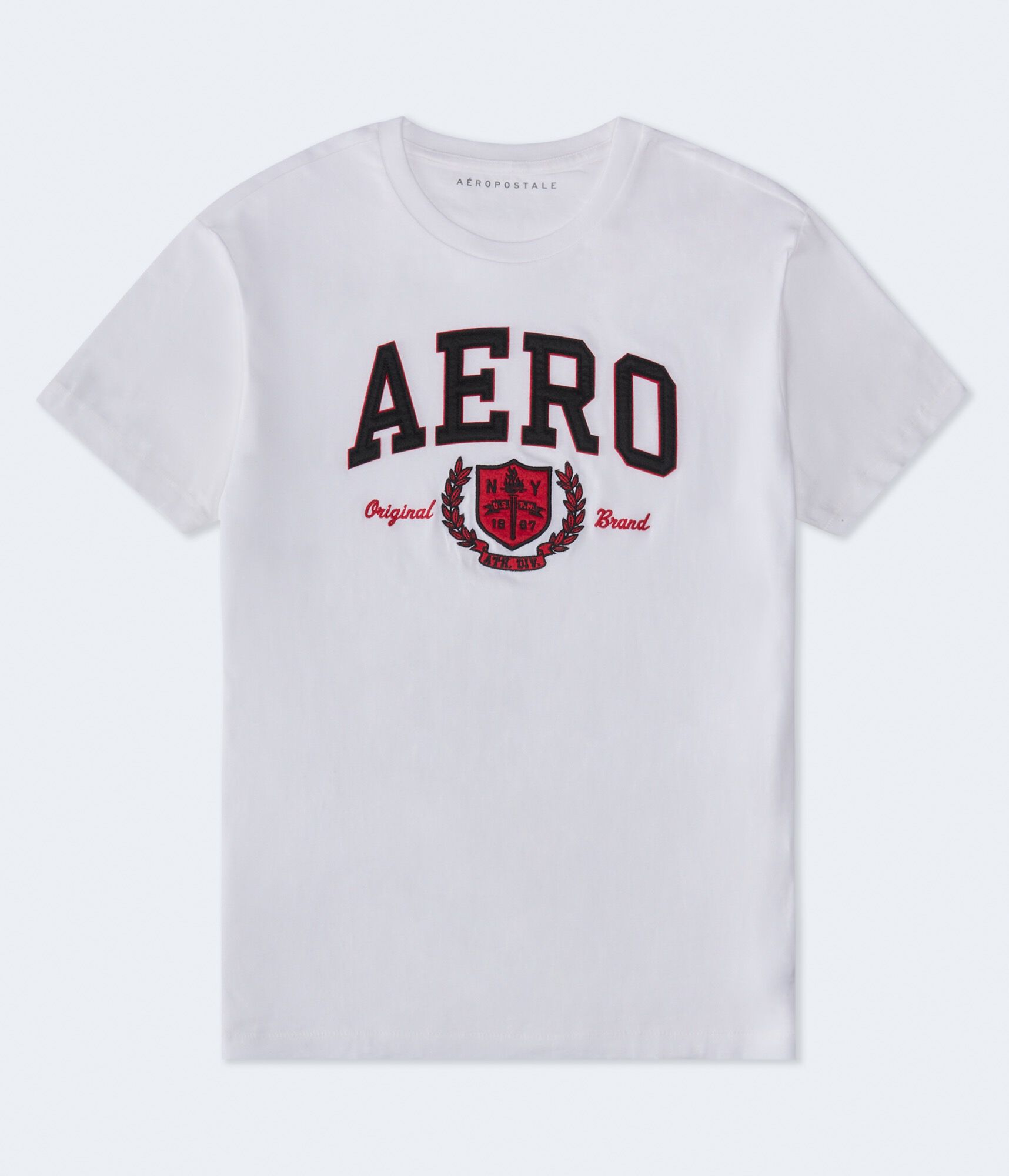 Aero Athletic Crest Appliqu&eacute; Graphic Tee