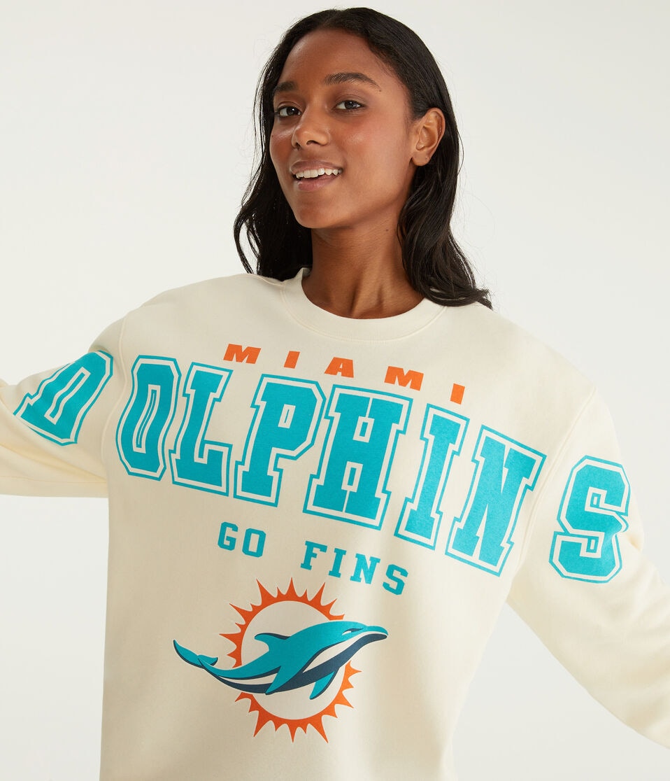Miami Dolphins Crew Sweatshirt